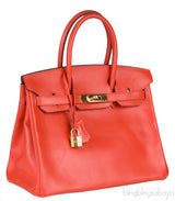 Birkin 30 Tadelakt Capucine GHW