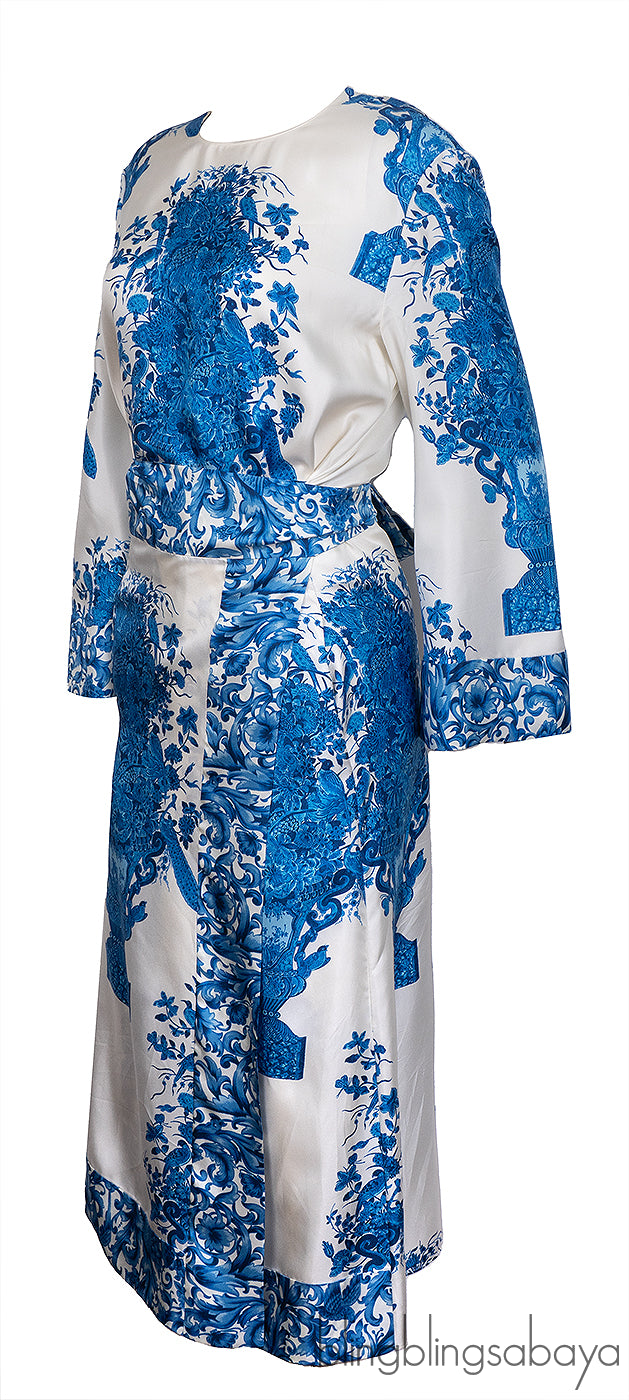 Valentino Garavani Floral-print Silk Midi Dress