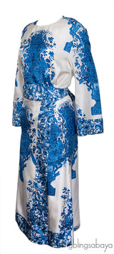 Valentino Garavani Floral-print Silk Midi Dress