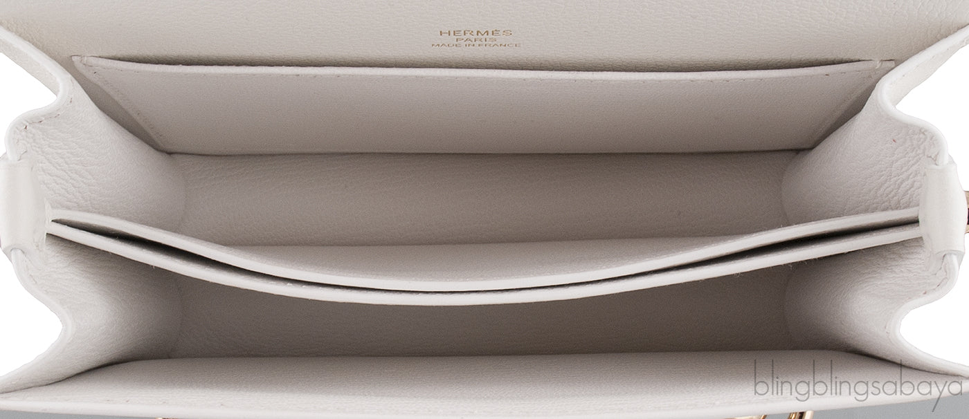 Roulis Mini Veau Evercolor Blanc