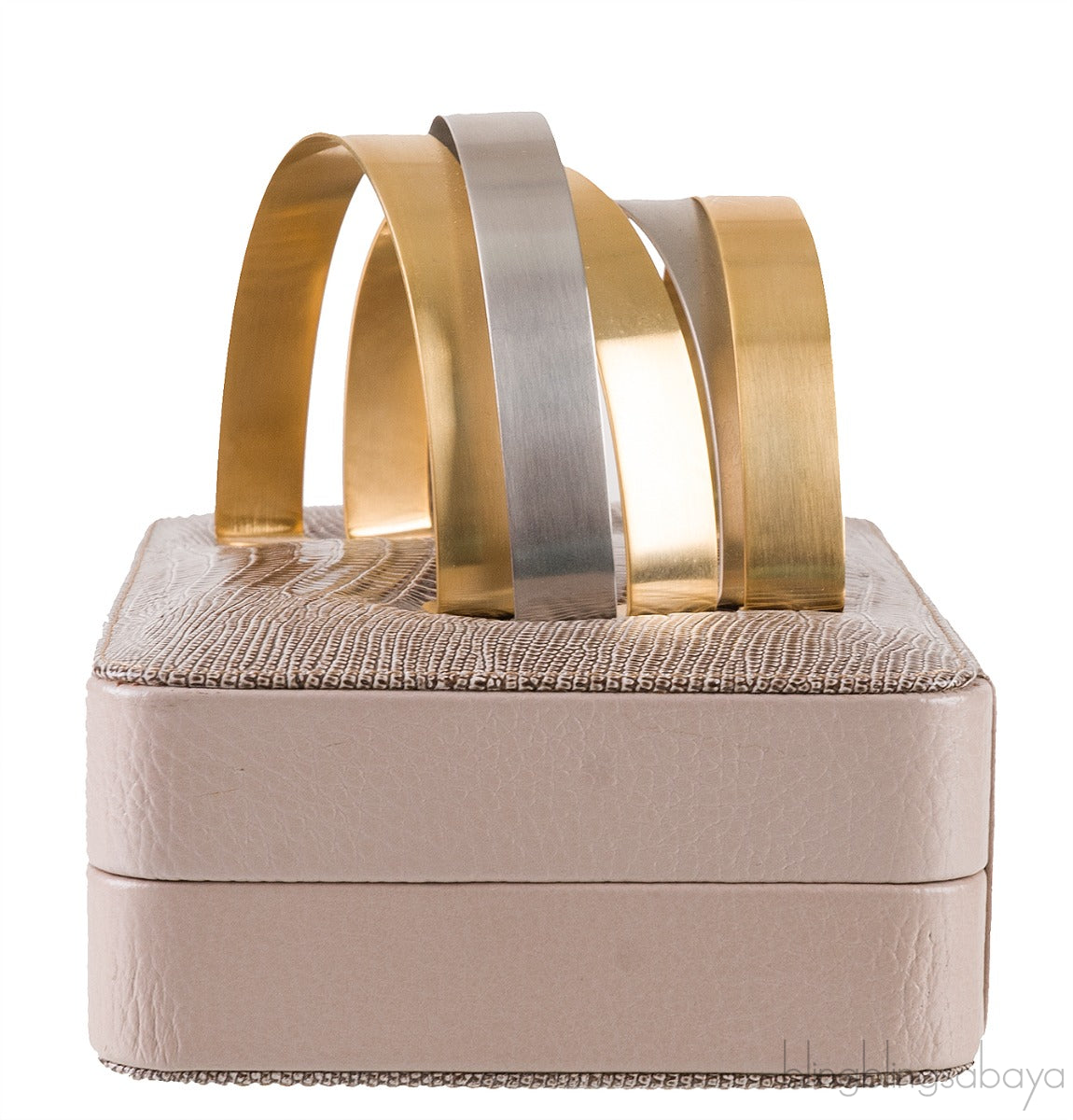 Coil Cuffbox Lizard Print Clutch