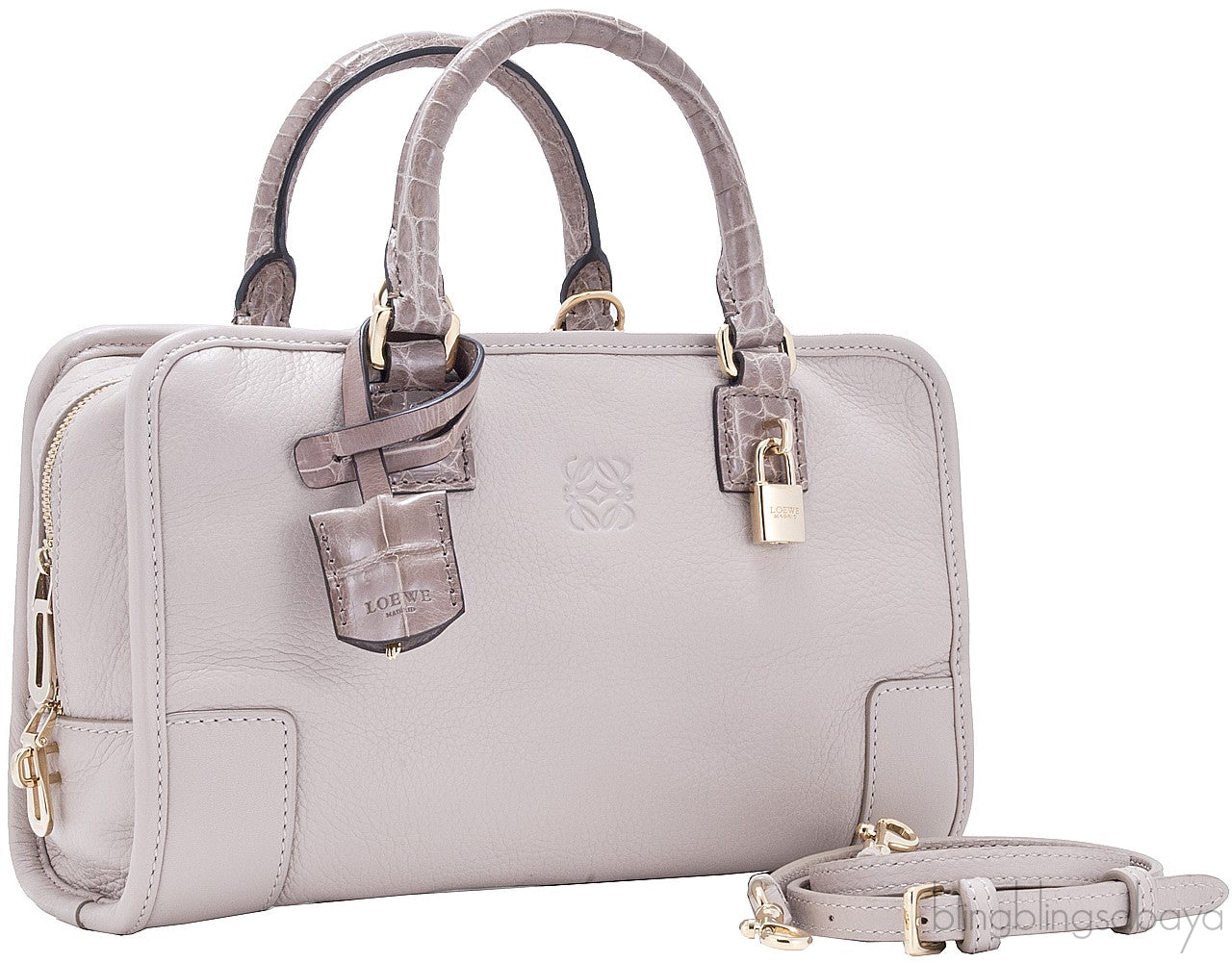 Amazona 23 Crocodile Handle Bag