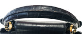 Black Capucines Crocodile MM