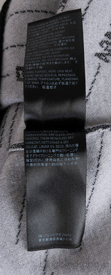 Black Logo Print SL Top & White Skirt