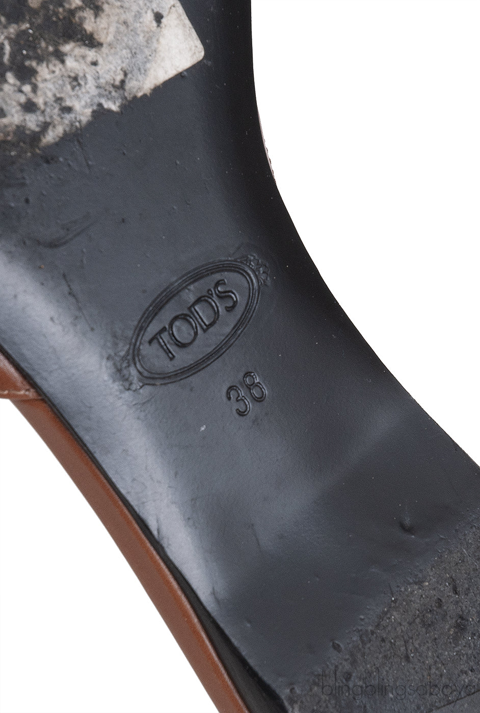 Tod\'s Flat Crystal Slip On Sandals
