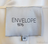 White Cannes Button Midi Dress
