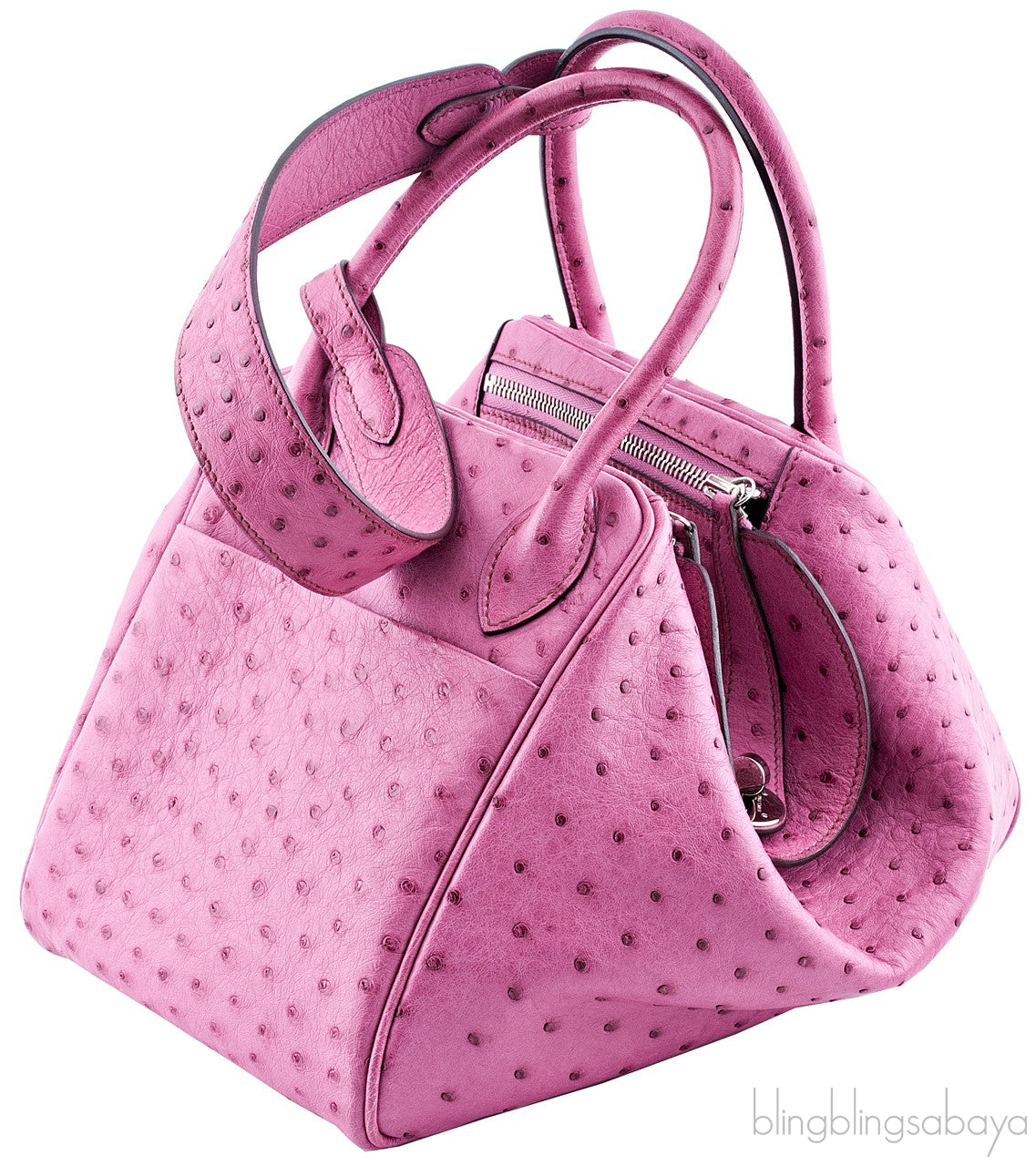 Lindy Ostrich Fushia