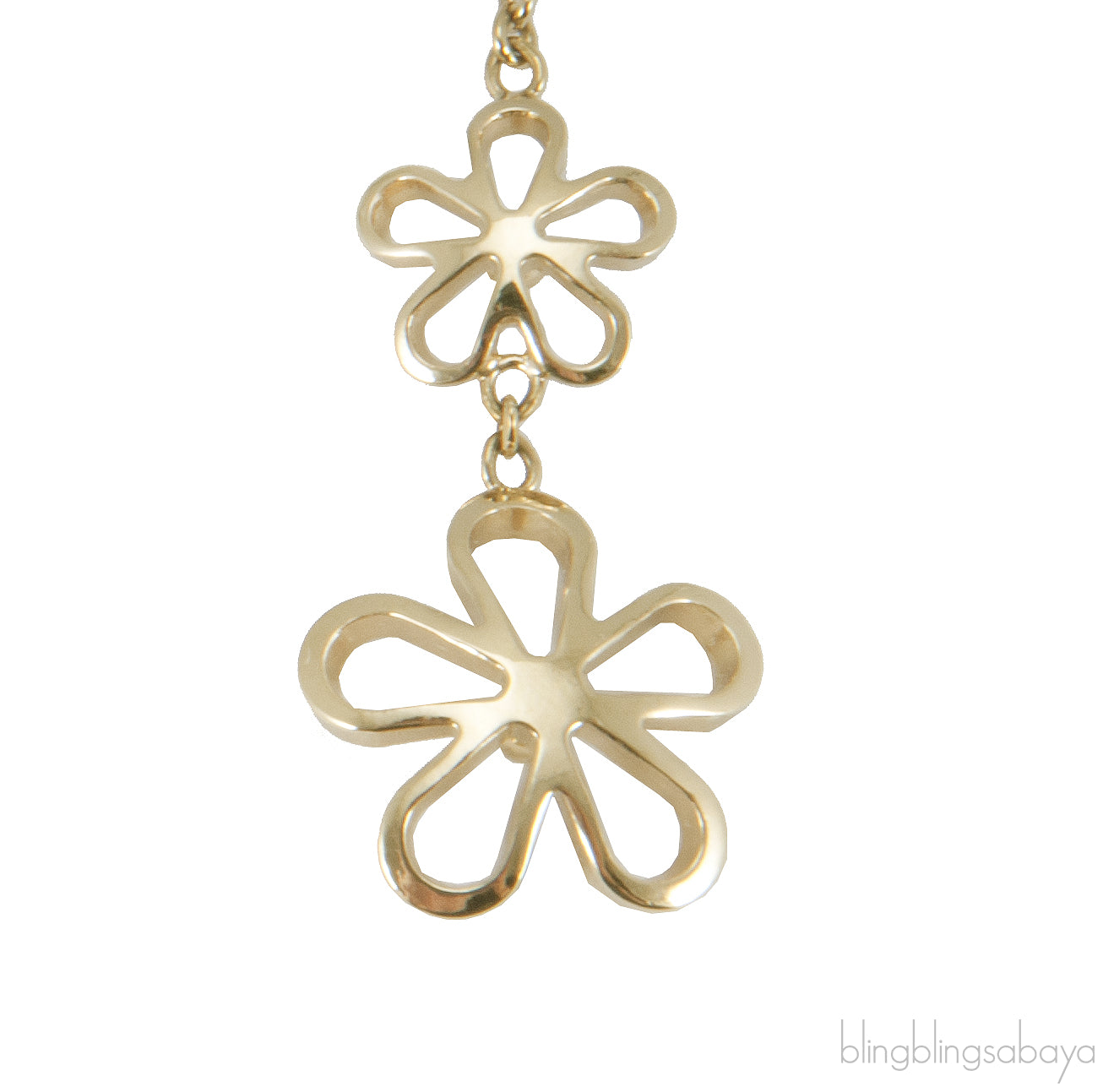 Flower Crystal Drop Earrings*