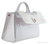 Diorever Grey Crocodile Medium Bag