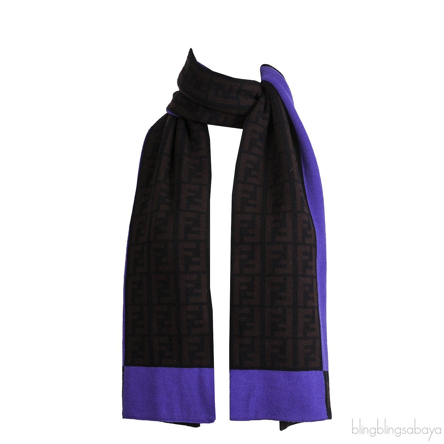 Fendi FF Wool Long Scarf & Gloves