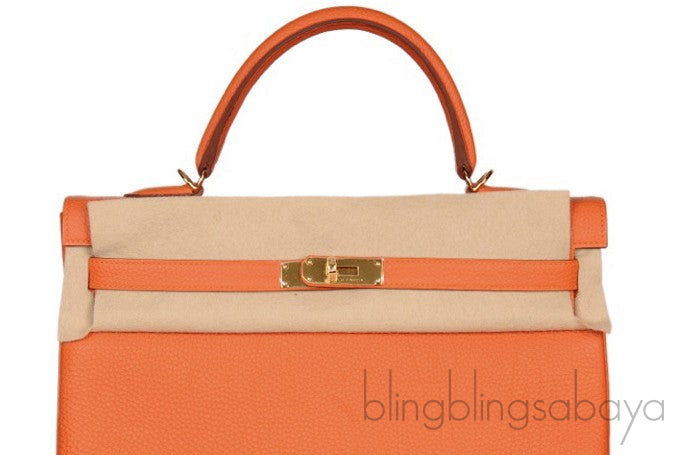 Kelly 35 Orange Togo GHW