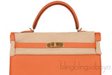 Kelly 35 Orange Togo GHW