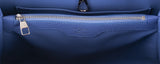Louis Vuitton Blue Capucine Python Handle Bag