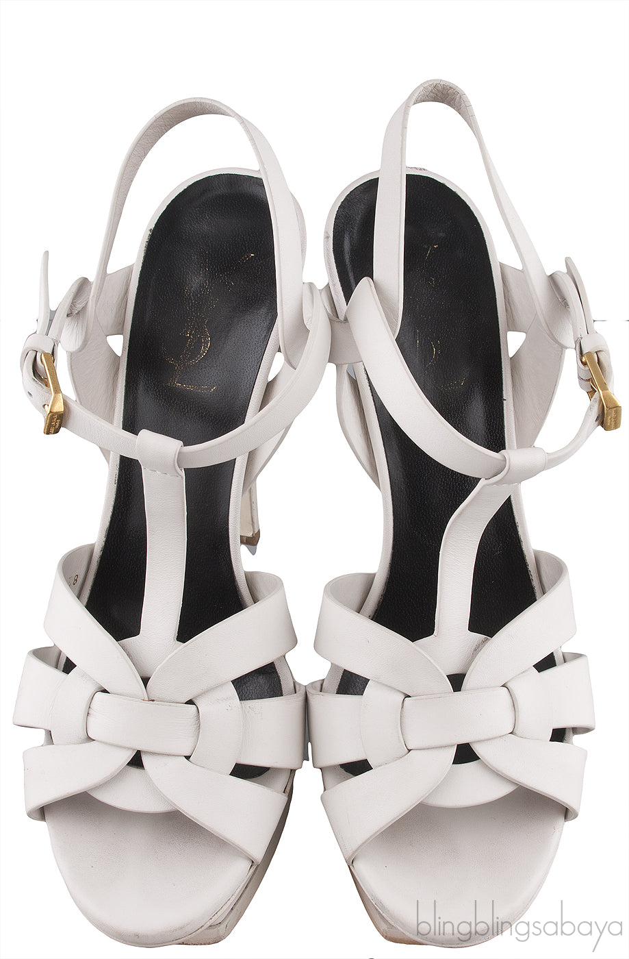 Tribute White Matte Heels