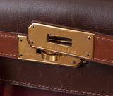 Kelly 28 Vintage Tri-Color Box Sellier