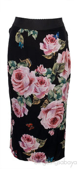 Floral Print Skirt