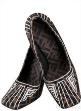 FF Motif Square Toe Pumps