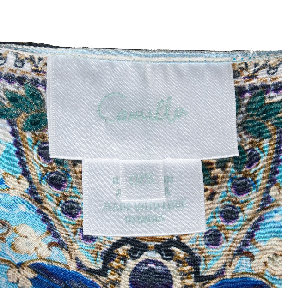 Leopard Print Turquoise Kaftan