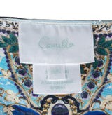 Leopard Print Turquoise Kaftan