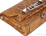 Proenza Schouler PS11 Python Amber Clutch Bag