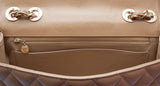 XL Jumbo Tan Caviar Leather