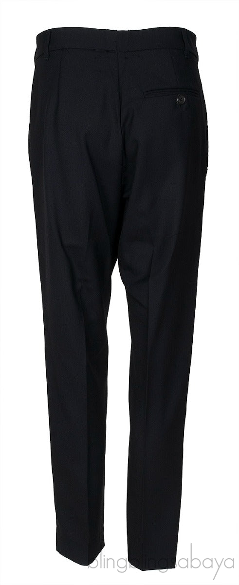 Wool Black Trouser
