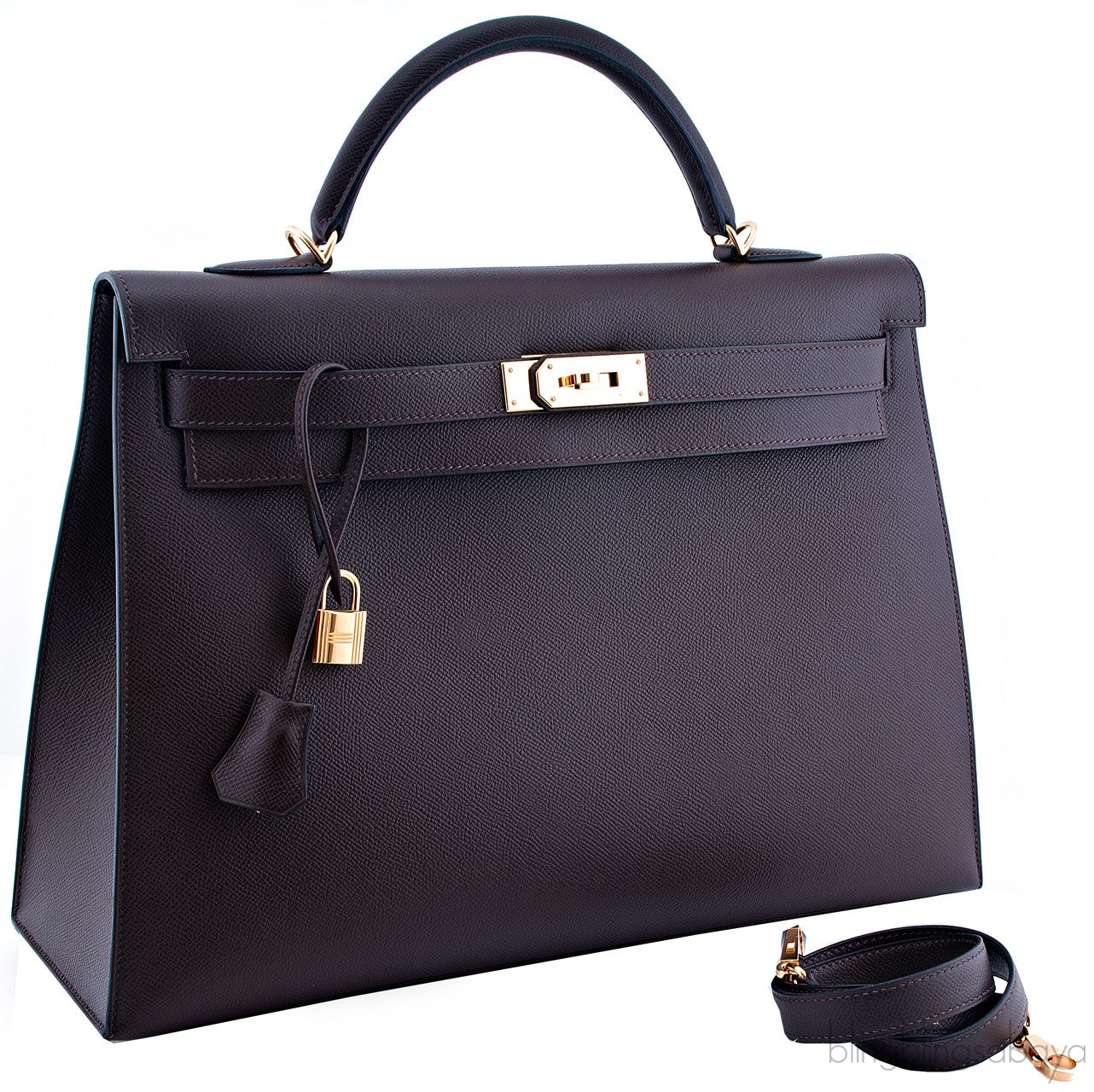 Kelly 40 Choco Epsom Sellier