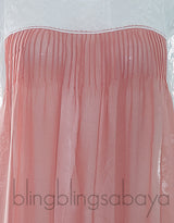Orange Silk White Lace Trim Camisole