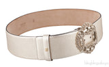Light Gold Wide Belt