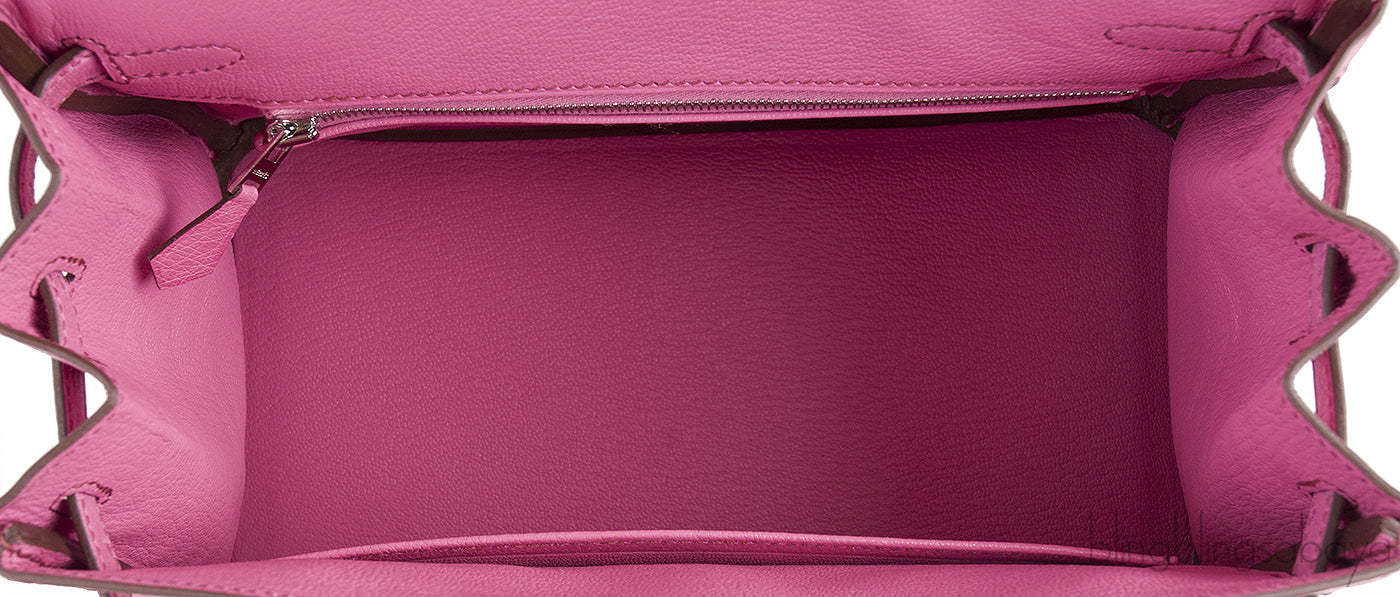 Birkin 25 Fuchsia Ostrich PHW