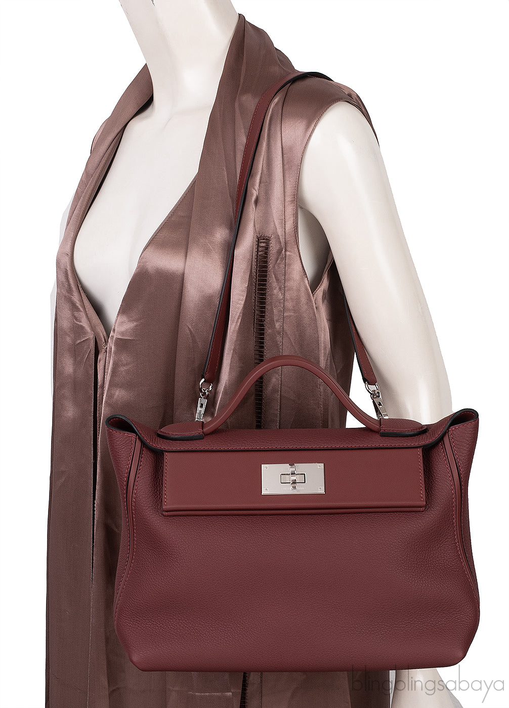 Hermes 24/24 - 29 Bag Rouge H PHW