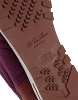Loro Piana My Wind Tri-color Cashmere Suede Leather Sneaker