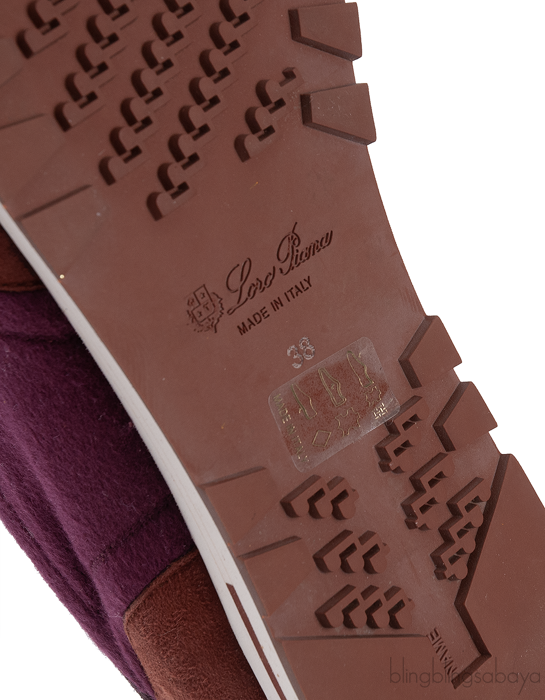 Loro Piana My Wind Tri-color Cashmere Suede Leather Sneaker