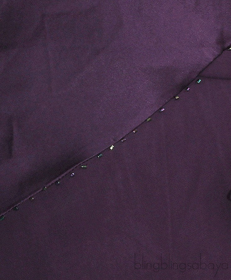 Twisted Strap Plum Dress