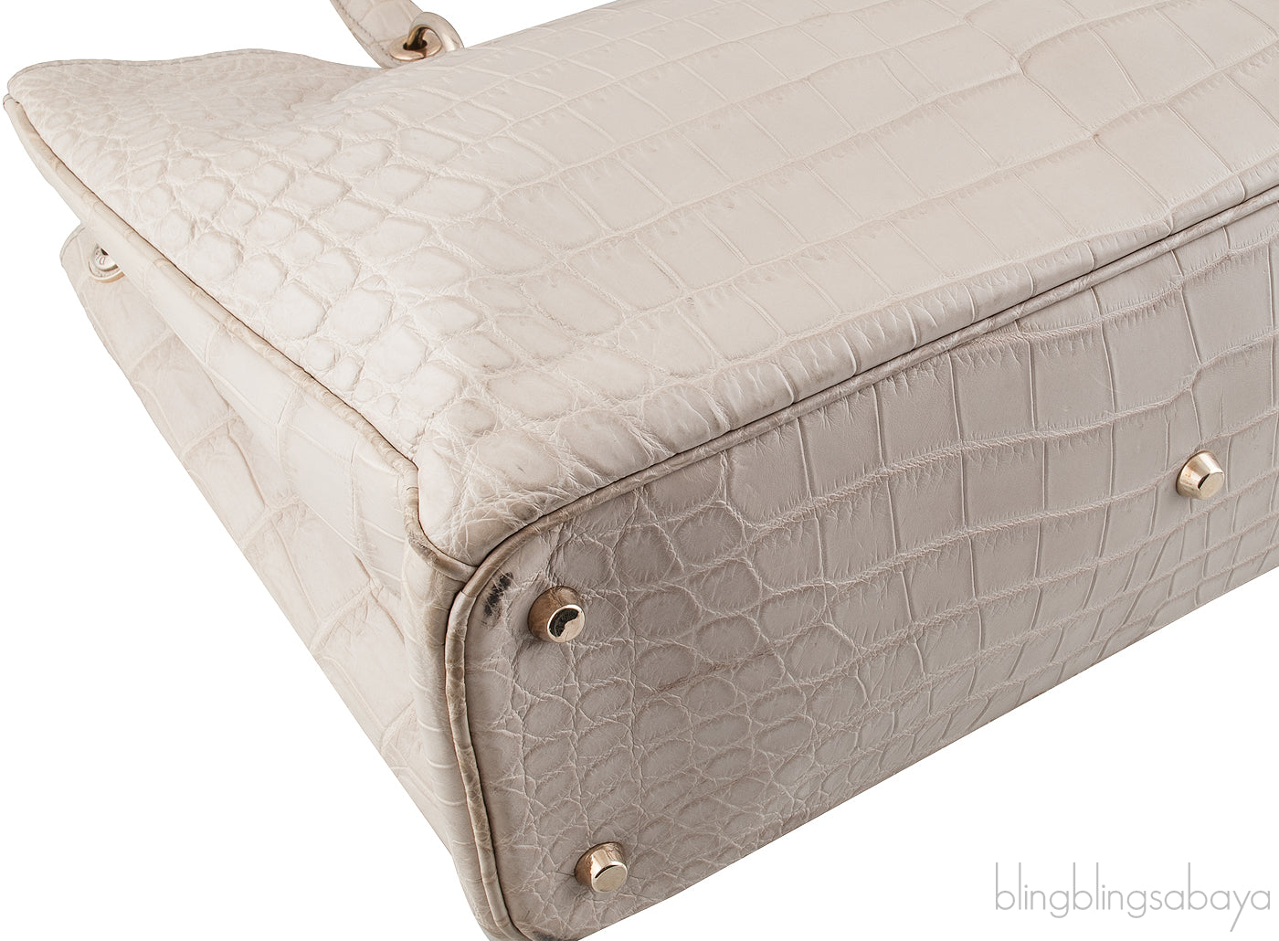 Diorissimo Bi-color Crocodile Bag