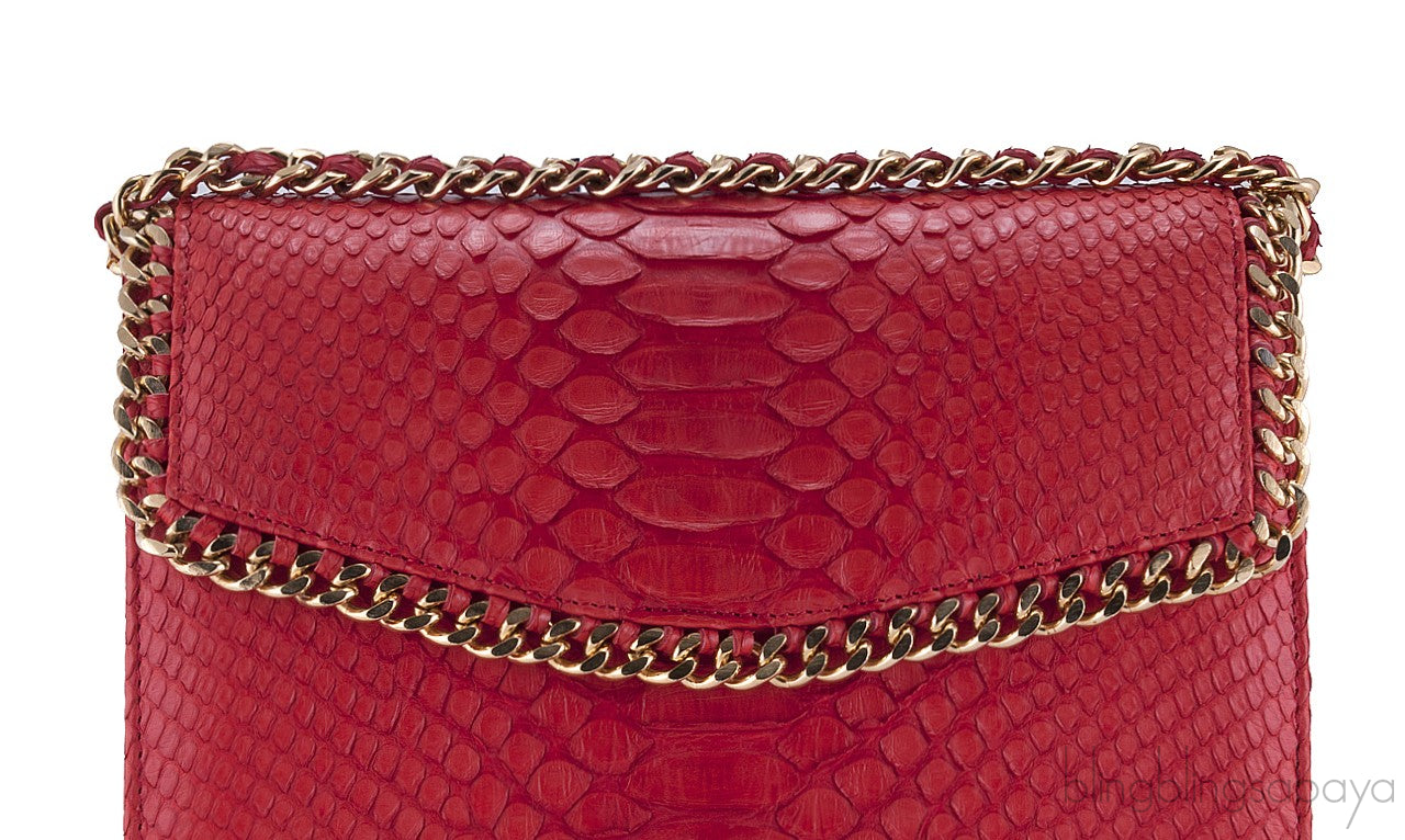 Red Python Clutch Grand