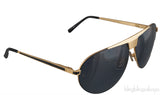 Linda Farrow LFL461 Black & Gold Aviator Sunglasses