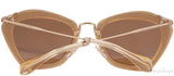 Gold Acetate Glitter Sunglasses