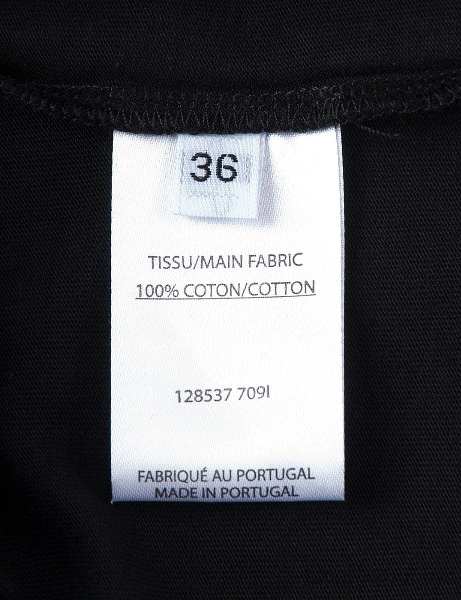 Black Printed Sleeveless Top