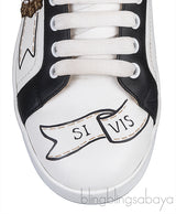 Portifino Printed Leather Sneakers
