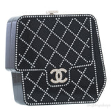Pearl Quilted Evening Bag W/ Chain