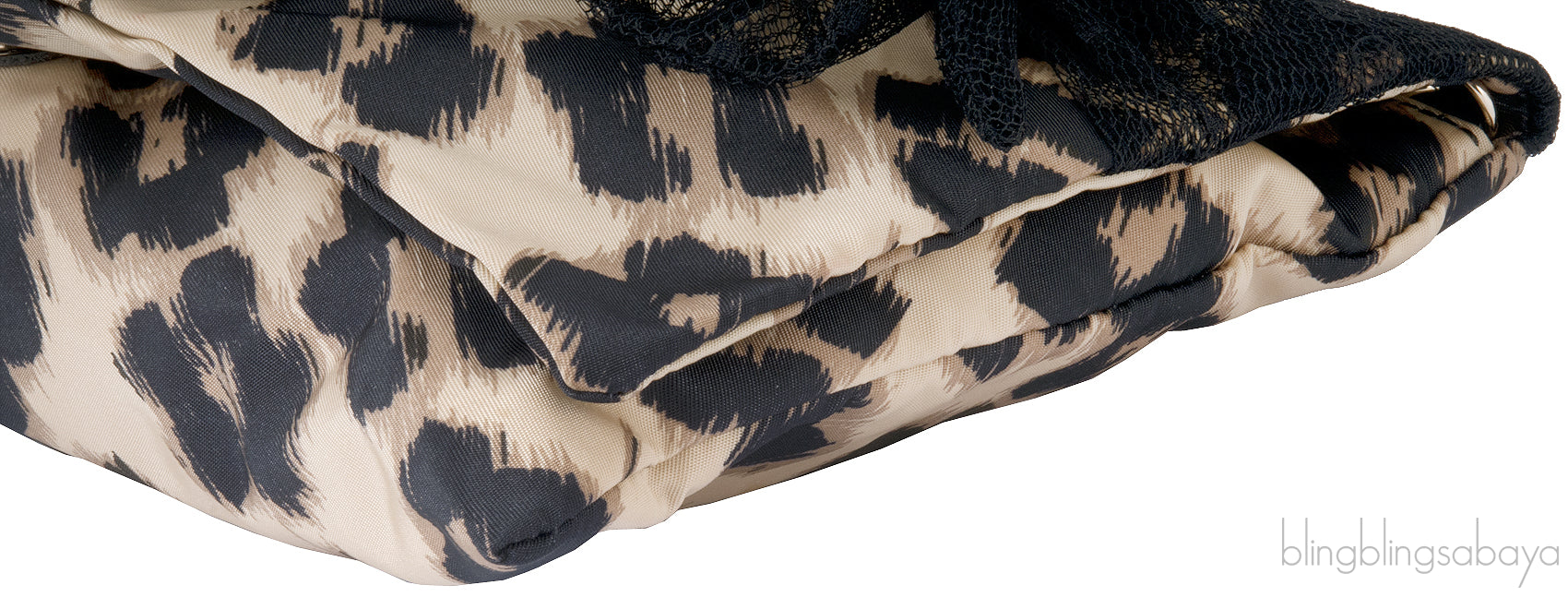 Leopard Print Bow Shoulder Bag*