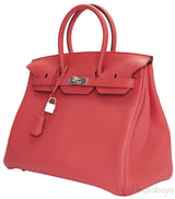 Birkin 35 Bougainvillier Taurillon Clem