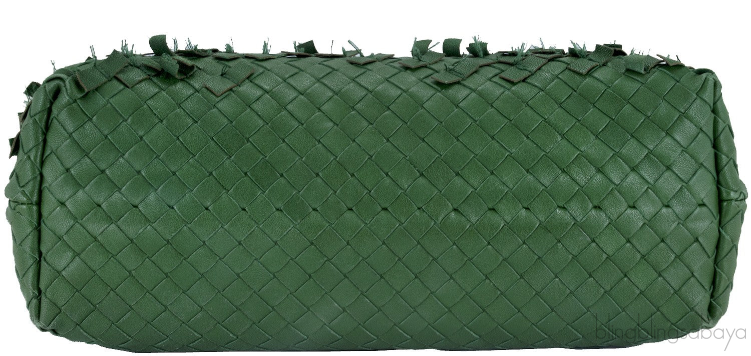Green Intrecciato Olympia Bag