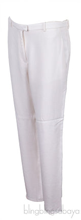White Viscose Trouser