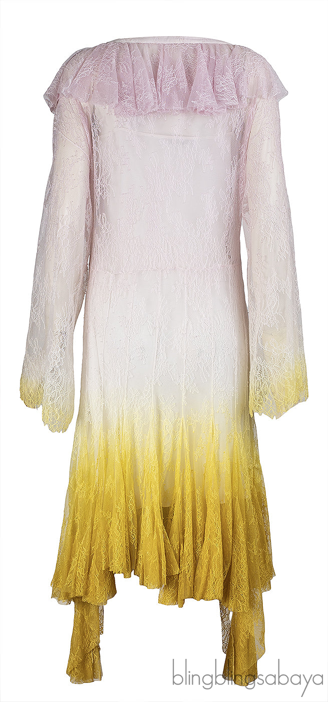 Philosophy Di Lorenzo Serafini Gradient Lace Dress