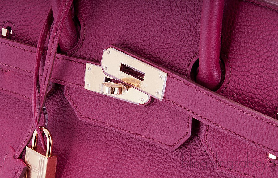 Birkin 35 Rubis Togo GHW