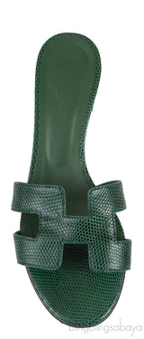 Oasis Vert Lizard Sandals