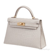 Kelly 20 Alligator Matte Beton GHW
