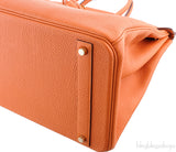 Birkin 40 Orange Togo  GHW
